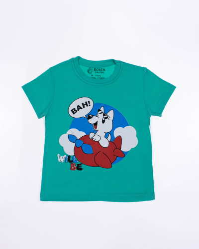 ECRIN 7055 Футболка (цвет: Ментоловый) ECRIN 7055 Футболка (цвет: Ментоловый)